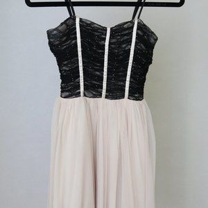 Mystic Black/Blush Ballerina FeelTulle Skirt Dress
